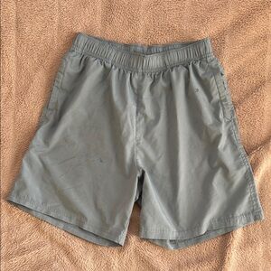 FREE Blue Gray Elastic Waist sport and swim Shorts